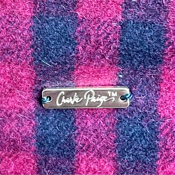 Charlie Paige Crossbody - Plaid, Red -EUC - Picture 3 of 8